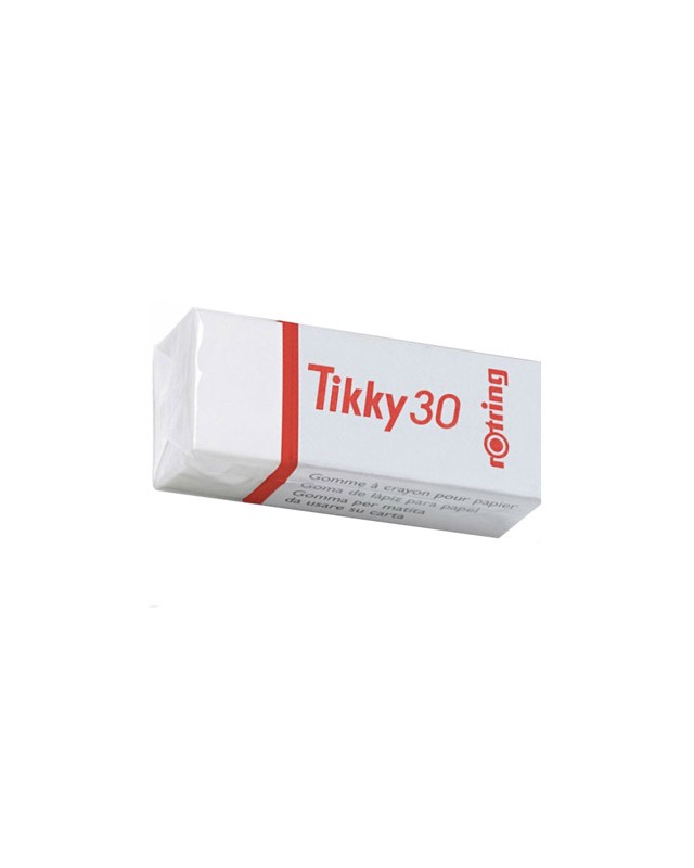 Goma de borrar rotring tikky 30 blanca