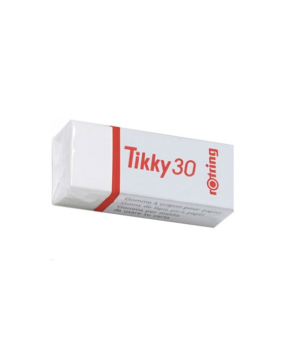 Goma de borrar rotring tikky 30 blanca