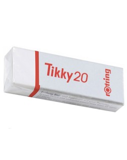Goma de borrar rotring tikky 20 blanca
