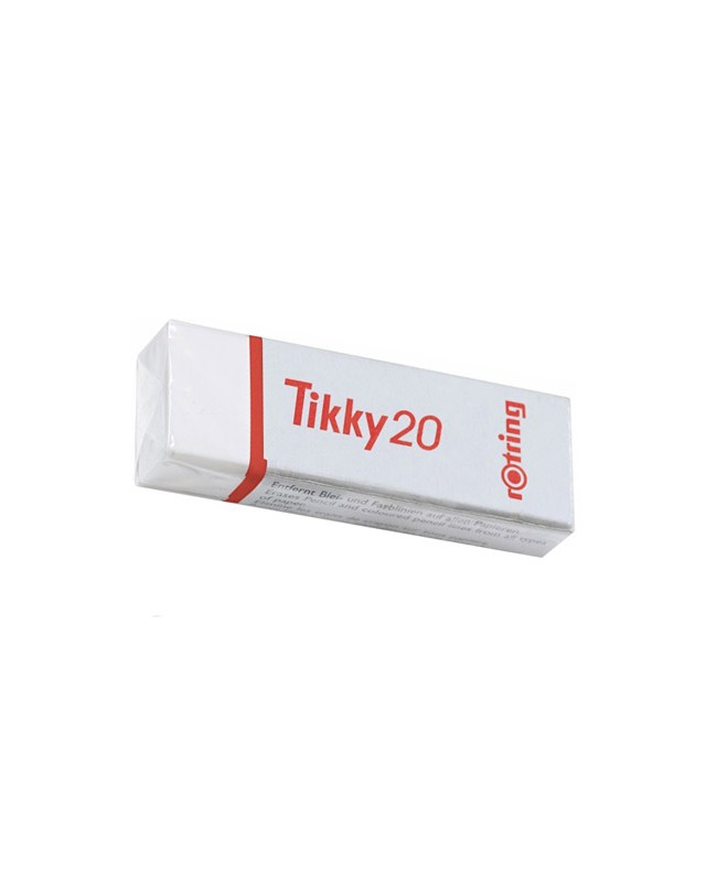 Goma de borrar rotring tikky 20 blanca