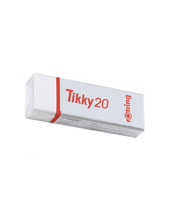 Goma de borrar rotring tikky 20 blanca