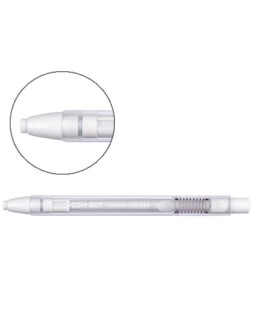 Portagomas q-connect con clip punta goma blanca redonda color blanco 5x90 mm