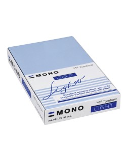 Goma de borrar tombow mono light polimera caucho pvc especial para borrado delicado