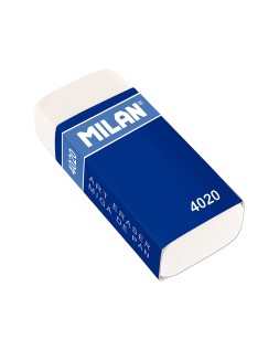 Goma de borrar milan 4020 miga de pan blister de 2 unidades