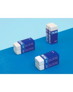 Goma de borrar milan 4020 miga de pan blister de 2 unidades