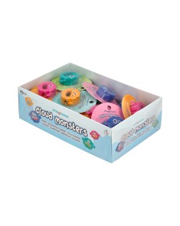 Goma de borrar imaginovo monstruo con sacapuntas colores surtidos