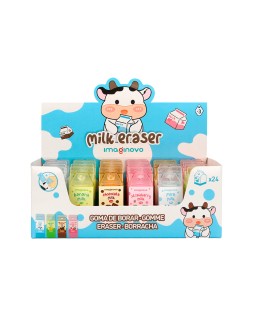 Goma de borrar imaginovo batidos colores surtidos