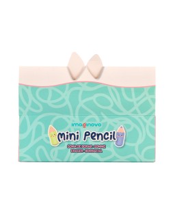 Goma de borrar imaginovo mini lapices colores surtidos