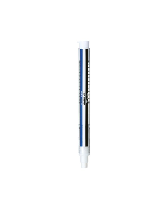 Portagomas tombow mono stick goma redonda 6,7 mm color blanco azul y negro
