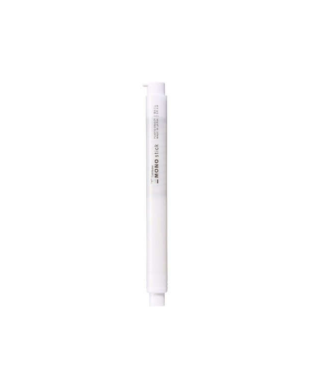 Portagomas tombow mono stick goma redonda 6,7 mm color blanco