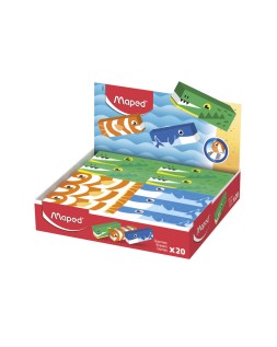 Goma de borrar maped animales