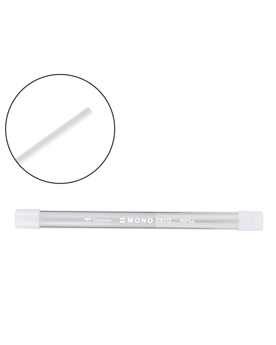 Repuesto portagomas tombow mono zero redondo 2,3 mm diametro tubo con 2 unidades