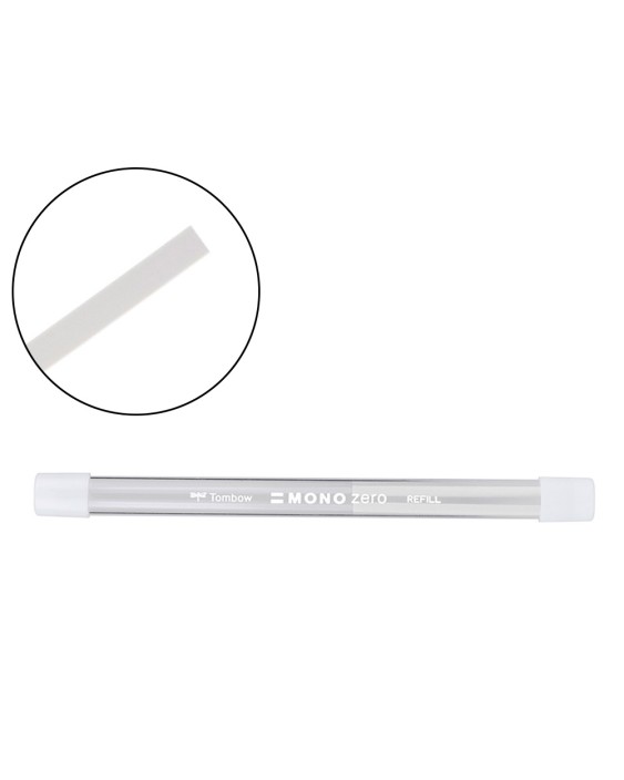 Repuesto portagomas tombow mono zero rectangular 2,5 x 5 mm tubo con 2 unidades