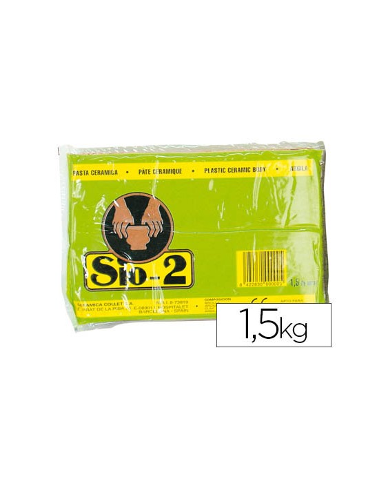 Arcilla argila sio-2 color rojo paquete de 1,5 kg