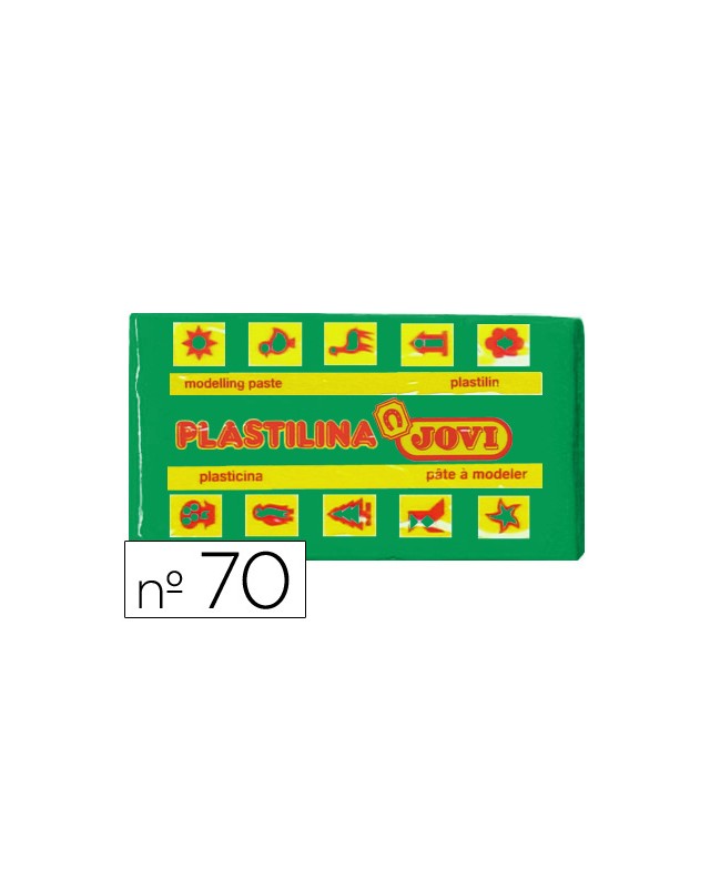 Plastilina jovi 70 verde claro unidad tamaño pequeño