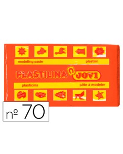 Plastilina jovi 70 naranja unidad tamaño pequeño