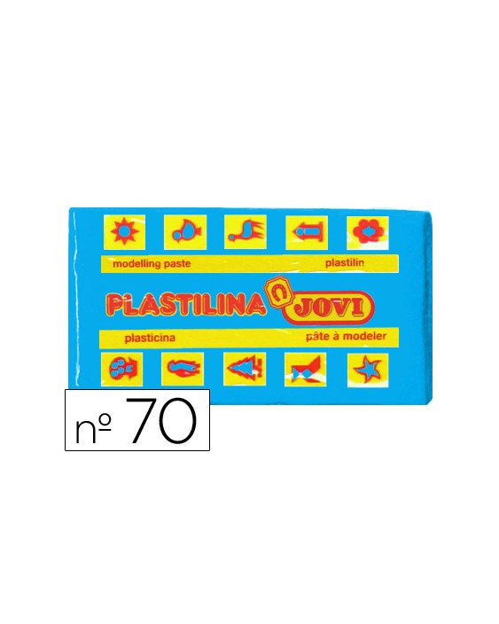 Plastilina jovi 70 azul claro unidad tamaño pequeño