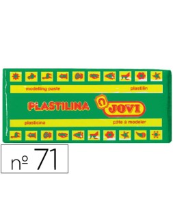 Plastilina jovi 71 verde claro unidad tamaño mediano