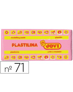 Plastilina jovi 71 rosa unidad tamaño mediano
