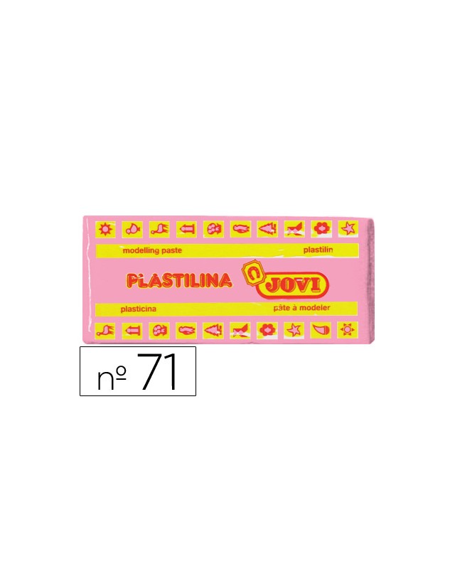 Plastilina jovi 71 rosa unidad tamaño mediano