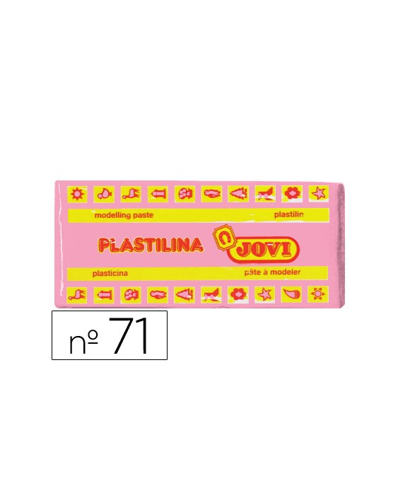 Plastilina jovi 71 rosa unidad tamaño mediano
