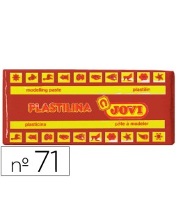 Plastilina jovi 71 marron unidad tamaño mediano
