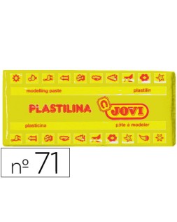 Plastilina jovi 71 amarillo oscuro unidad tamaño mediano