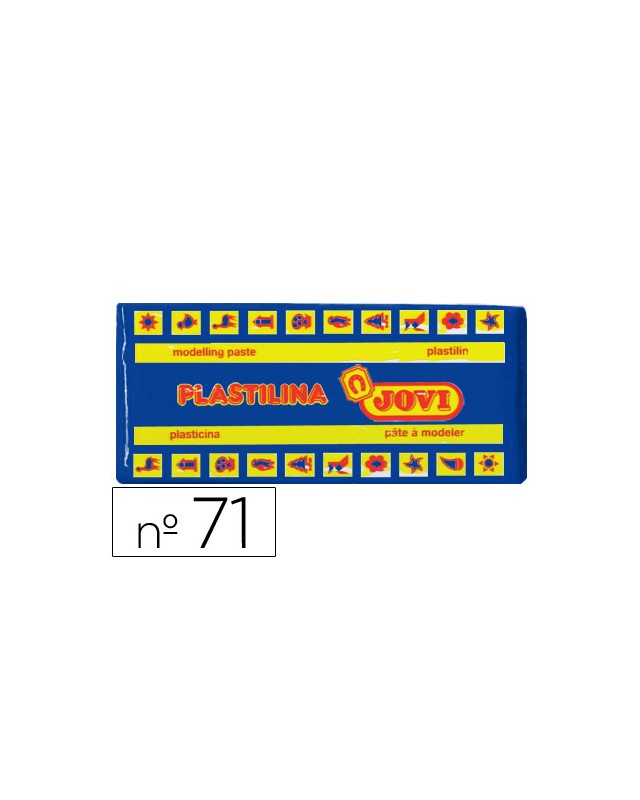 Plastilina jovi 71 azul oscuro unidad tamaño mediano