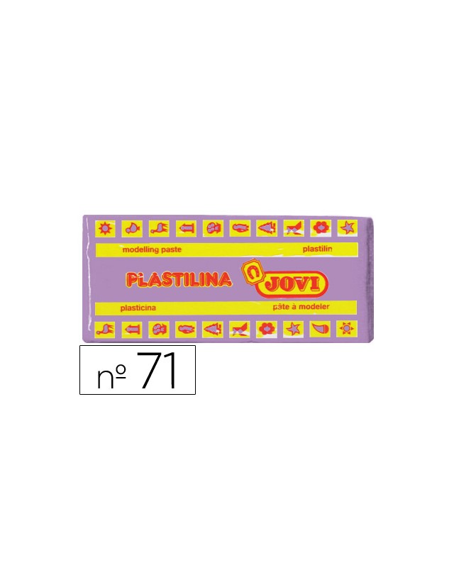 Plastilina jovi 71 lila unidad tamaño mediano
