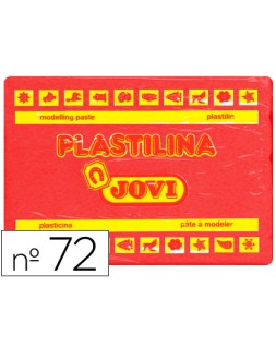 Plastilina jovi 72 rojo unidad tamaño grande