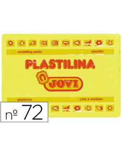 Plastilina jovi 72 amarillo claro unidad tamaño grande
