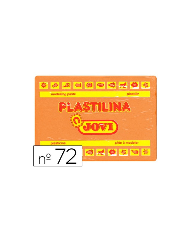 Plastilina jovi 72 naranja unidad tamaño grande