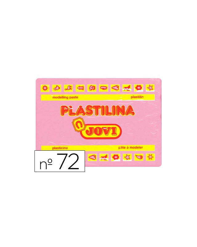 Plastilina jovi 72 rosa unidad tamaño grande