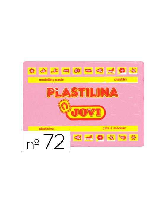 Plastilina jovi 72 rosa unidad tamaño grande