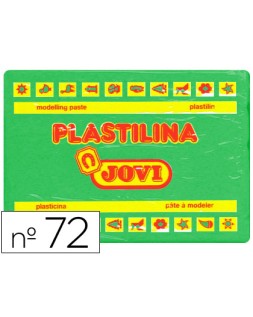 Plastilina jovi 72 verde claro unidad tamaño grande