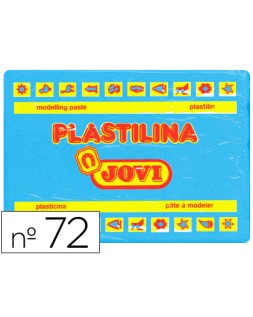 Plastilina jovi 72 azul claro unidad tamaño grande