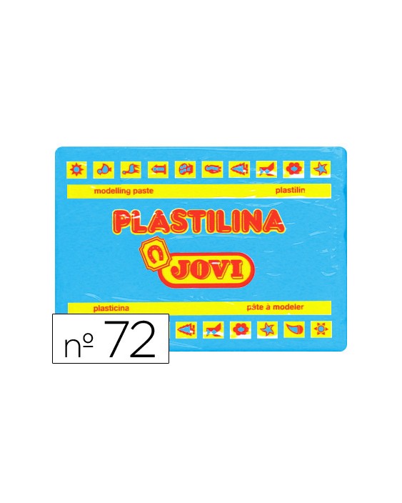 Plastilina jovi 72 azul claro unidad tamaño grande