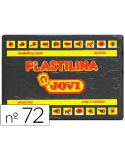 Plastilina jovi 72 negro unidad tamaño grande