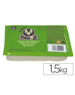 Arcilla argila sio-2 color blanco paquete de 1,5 kg