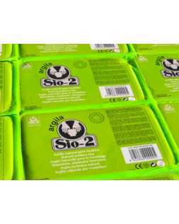 Arcilla argila sio-2 color blanco paquete de 1,5 kg