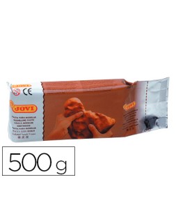 Pasta para modelar jovi 500 g terracota