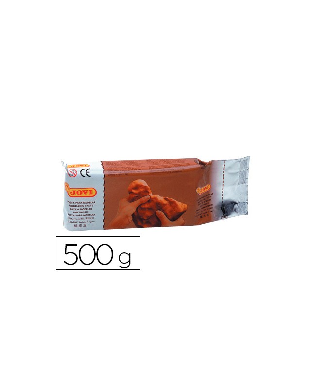 Pasta para modelar jovi 500 g terracota