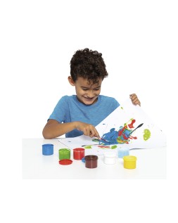 Tempera escolar jovi 35 ml caja de 5 colores surtidos