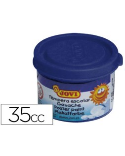 Tempera escolar jovi 35 ml color azul ultramar
