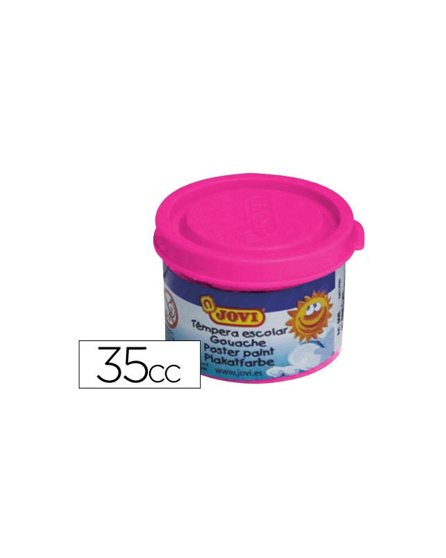 Tempera escolar jovi 35 ml color magenta