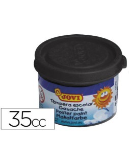 Tempera escolar jovi 35 ml color negro