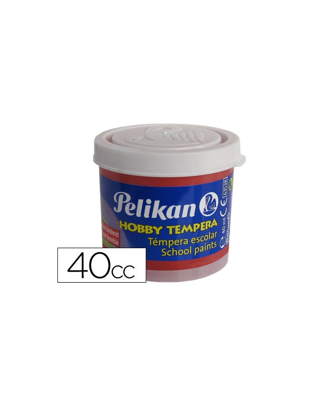 Tempera hobby 40 cc bermellon -n.58