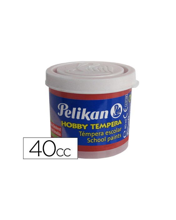 Tempera hobby 40 cc bermellon -n.58