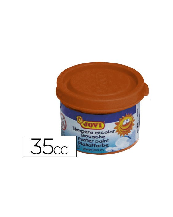 Tempera escolar jovi 35 ml color marron