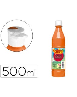 Tempera liquida jovi escolar 500 ml naranja